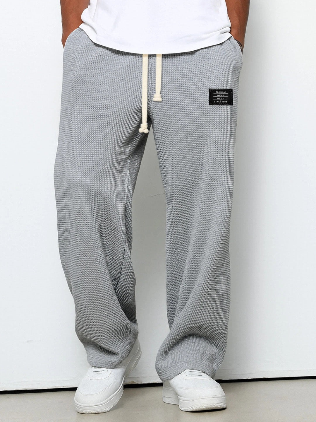 Hayes | Men’s Relaxed Fit Waffle-Knit Drawstring Lounge Pants