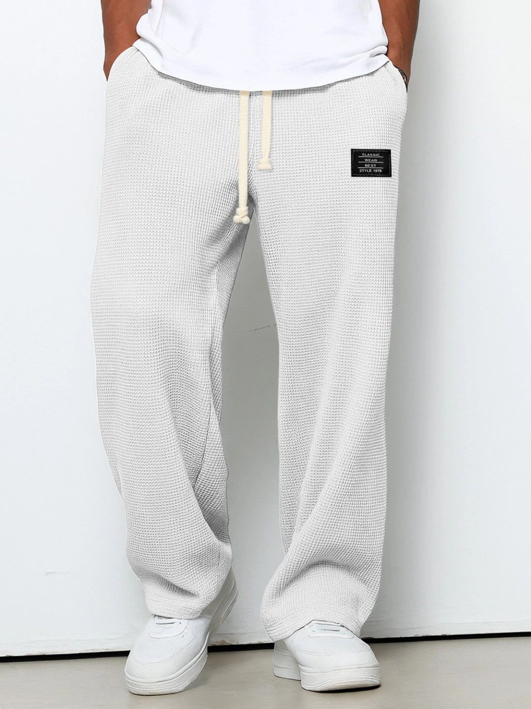 Hayes | Men’s Relaxed Fit Waffle-Knit Drawstring Lounge Pants
