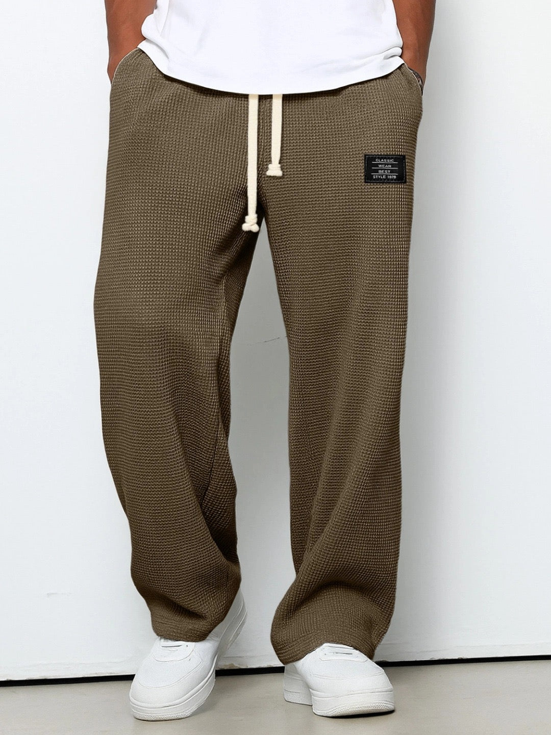 Hayes | Men’s Relaxed Fit Waffle-Knit Drawstring Lounge Pants