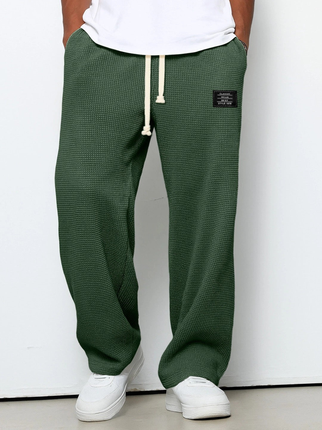 Hayes | Men’s Relaxed Fit Waffle-Knit Drawstring Lounge Pants