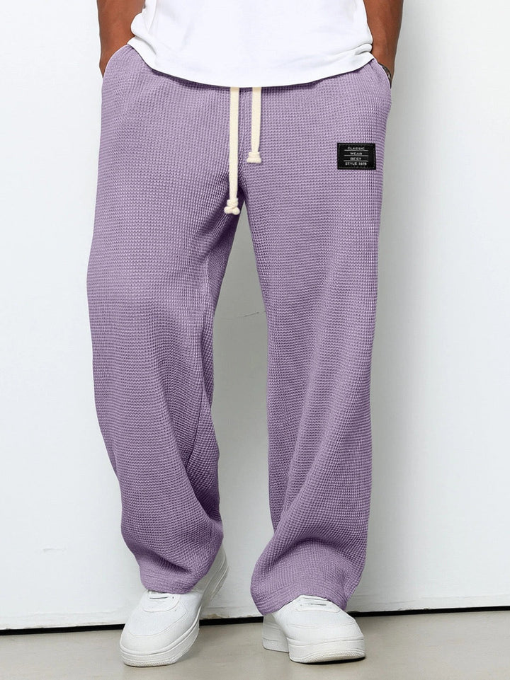 Hayes | Men’s Relaxed Fit Waffle-Knit Drawstring Lounge Pants