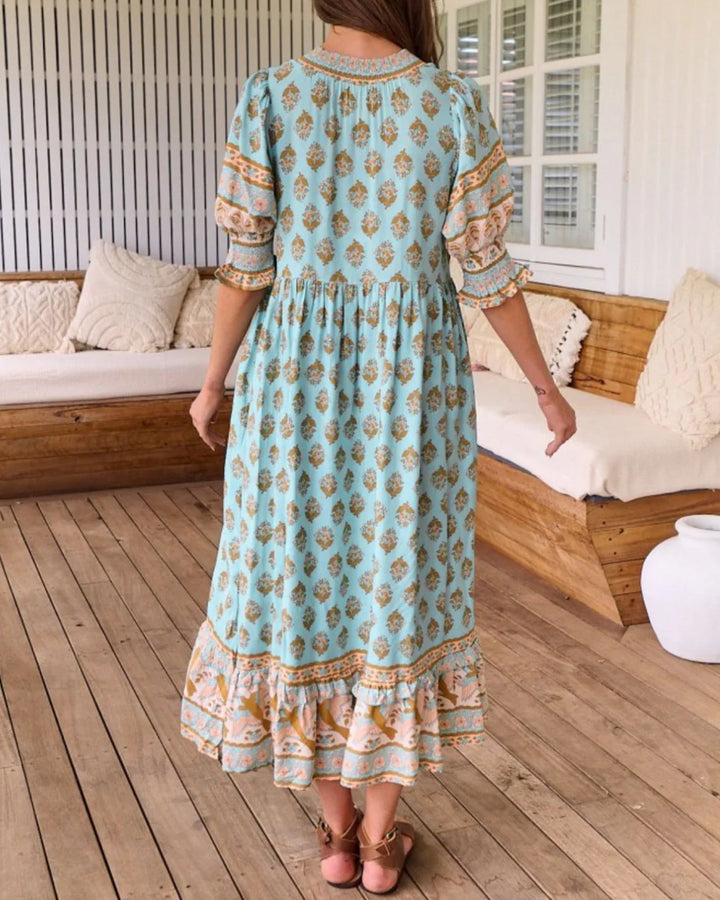 Sorelia | Flowing Boho Maxi Dress