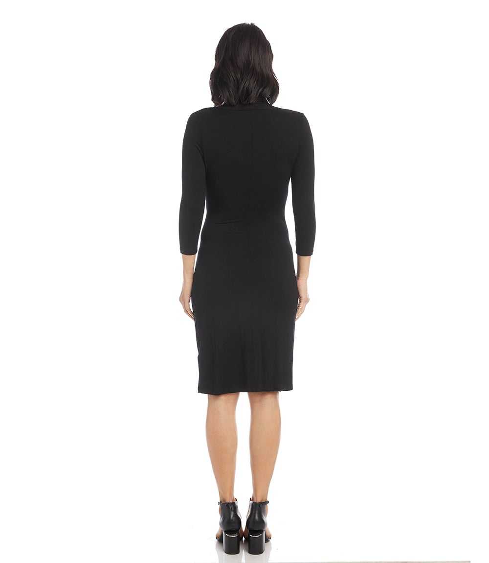 Avelisse | Women’s 3/4 Sleeve Wrap Midi Dress