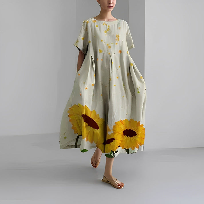 Floral Flowing Spring Dress