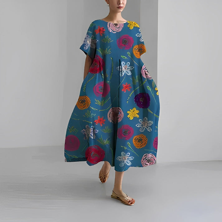Floral Flowing Spring Dress