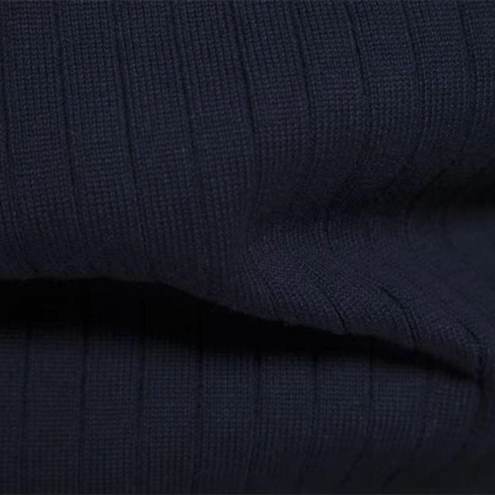 Alaric | Quarter-Zip Ribbed Sweater