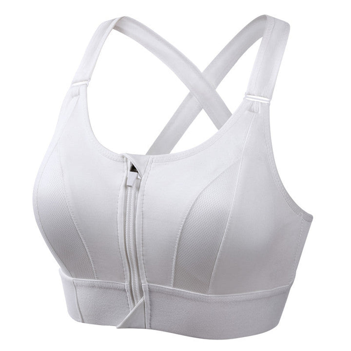 Lena | Supportive Zip Front Sports Bra
