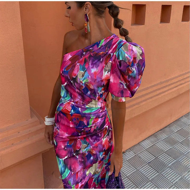 Zaria | Bold One-Shoulder Evening Dress