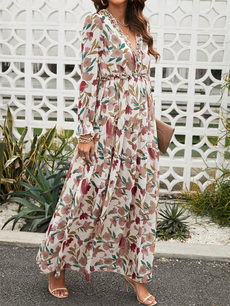 Aurelia | Women’s Floral Wedding Guest Maxi Dress