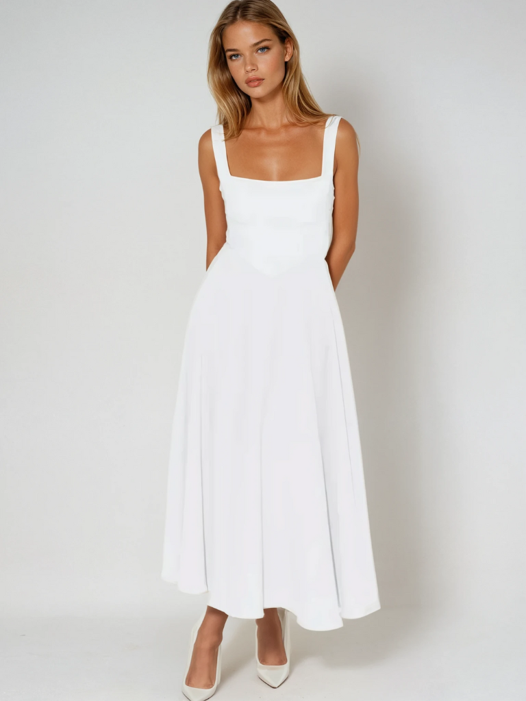 Alina | Flattering Fit Midi Dress