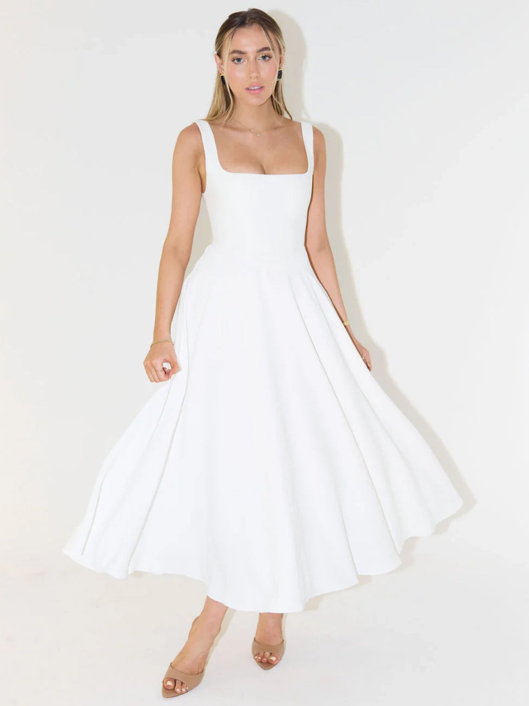 Alina | Flattering Fit Midi Dress