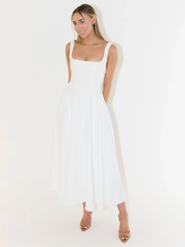 Alina | Flattering Fit Midi Dress