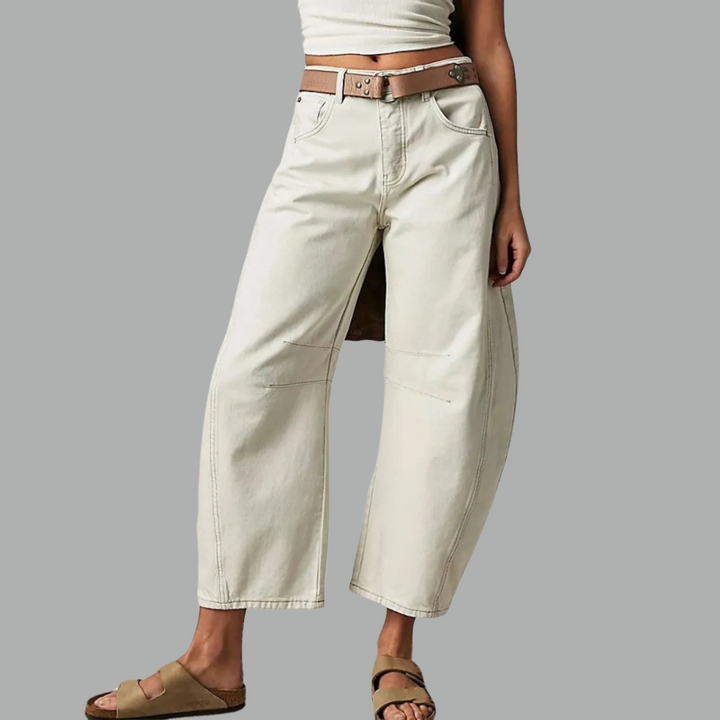 Relaxed Straight-Leg Pants
