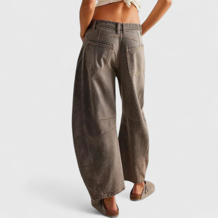 Reese | Relaxed Wide-Leg Denim Pants