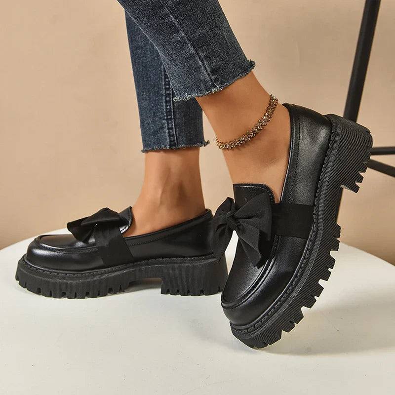 Serafina | Women’s Bow Platform Orthopedic Loafers