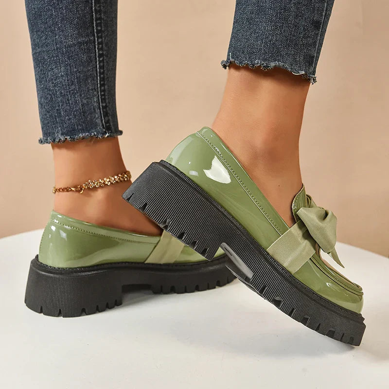 Serafina | Women’s Bow Platform Orthopedic Loafers