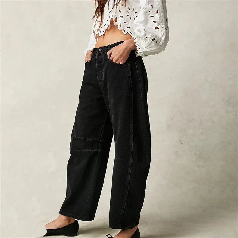 Relaxed Straight-Leg Pants