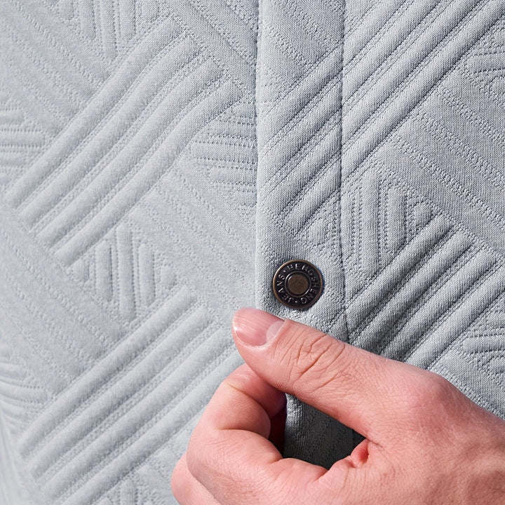 Saint-Tropez | Men’s Embossed Performance-Stretch Two-Piece Set