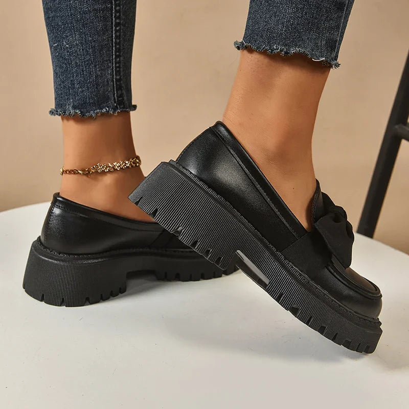 Serafina | Women’s Bow Platform Orthopedic Loafers