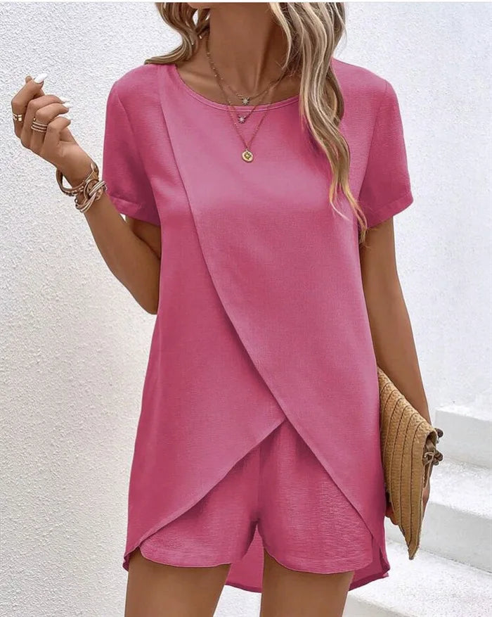 Marisol | Elegant Overlap Playsuit