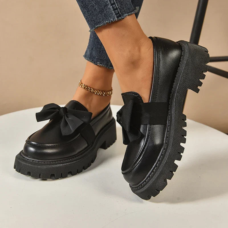 Serafina | Women’s Bow Platform Orthopedic Loafers
