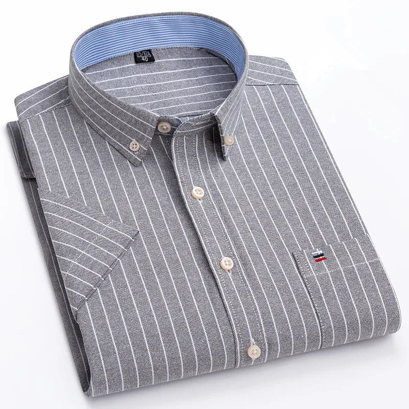 Brooks | Men’s Vertical Stripe Long Sleeve Button-Down Shirt