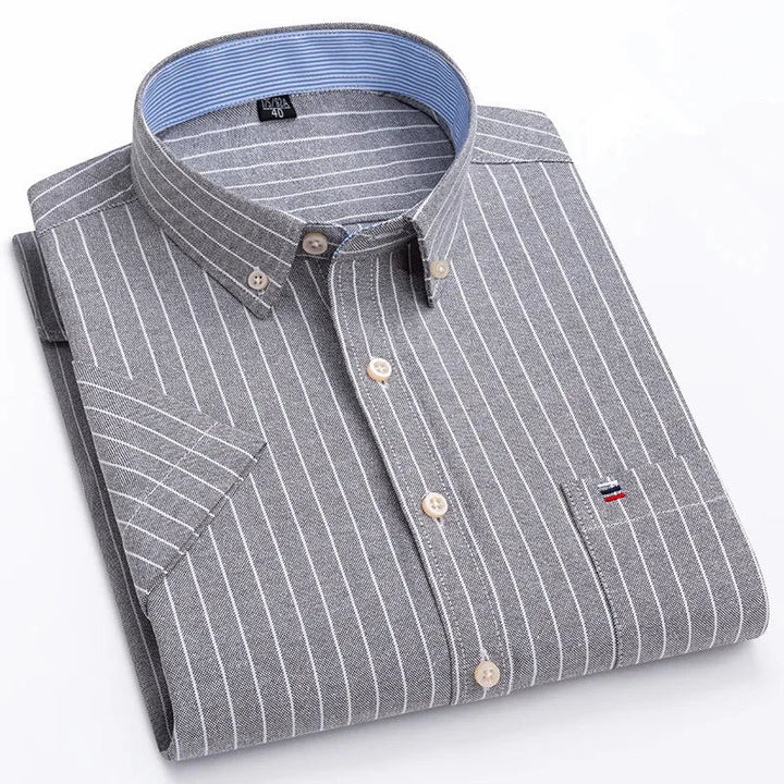 Brooks | Men’s Vertical Stripe Long Sleeve Button-Down Shirt