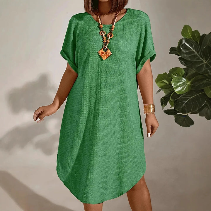 Marina | Women’s Relaxed Shift Midi Dress