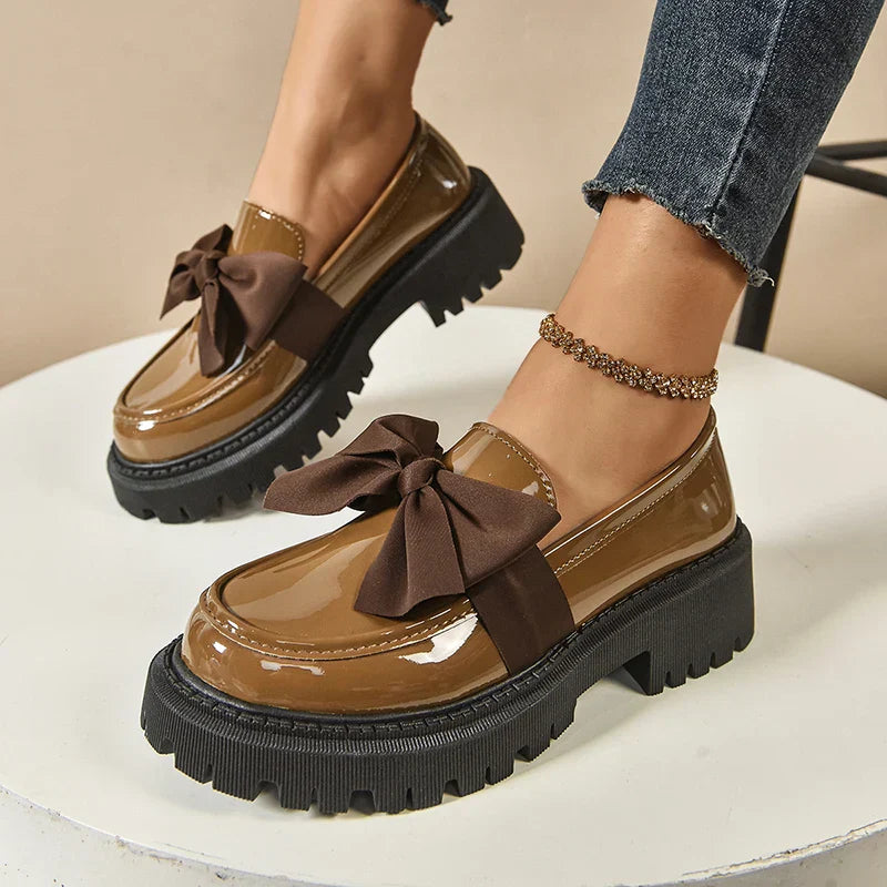 Serafina | Women’s Bow Platform Orthopedic Loafers