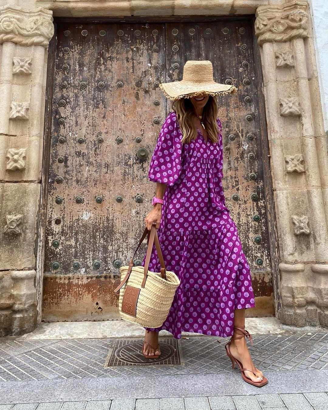 Lucinda | Playful Floral Midi Dress