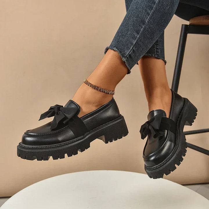 Serafina | Women’s Bow Platform Orthopedic Loafers