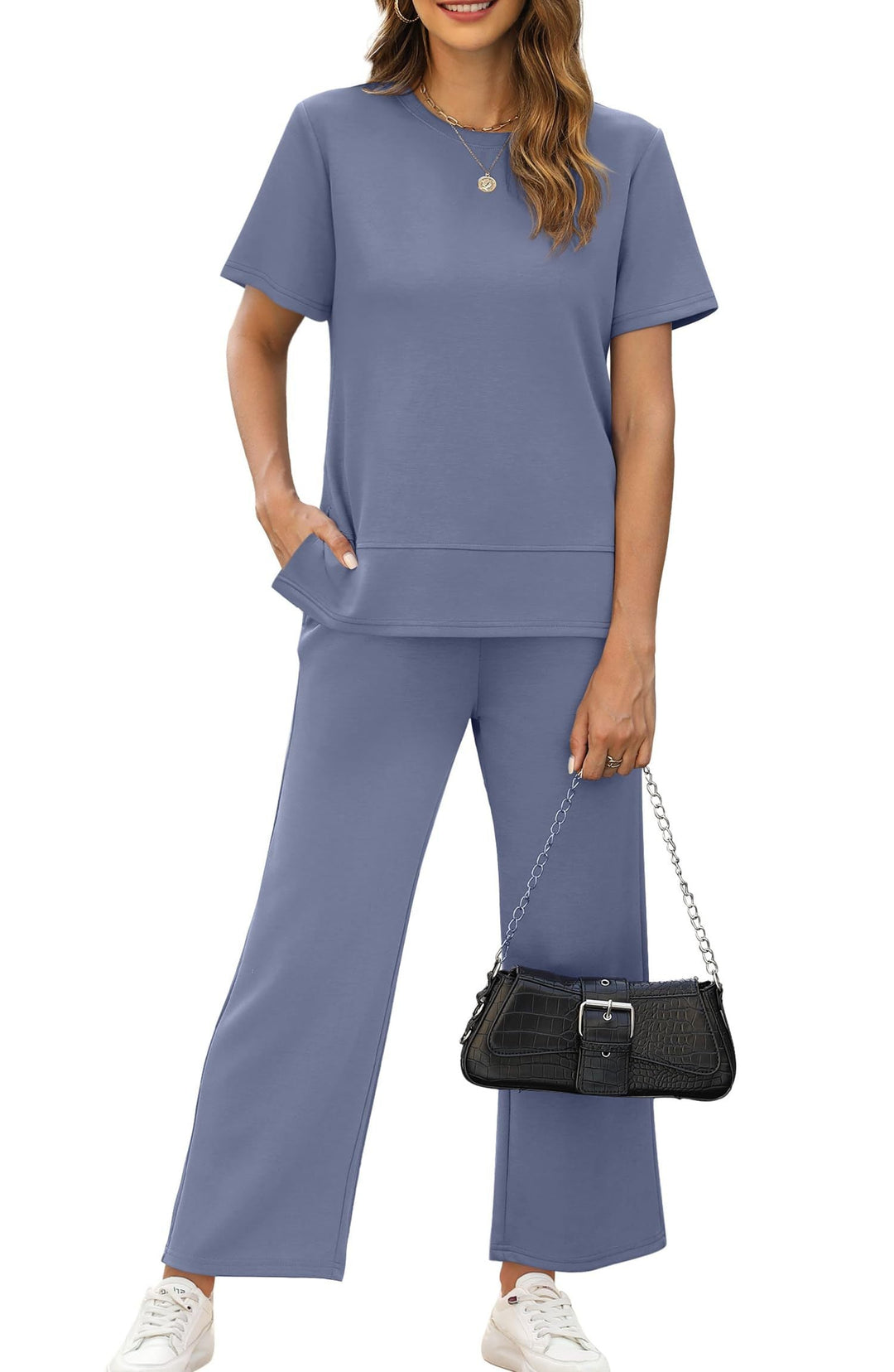 Aveline | Relaxed Wide-Leg Two-Piece Set
