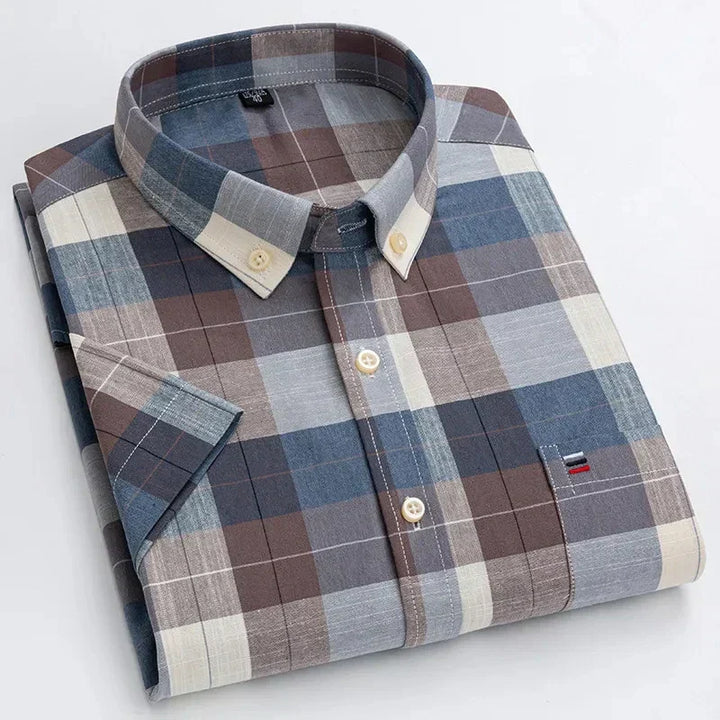 Brooks | Men’s Vertical Stripe Long Sleeve Button-Down Shirt