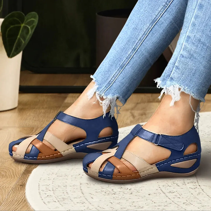 Women’s Orthopedic T-Strap Wedge Sandals