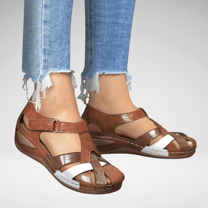 Women’s Orthopedic T-Strap Wedge Sandals