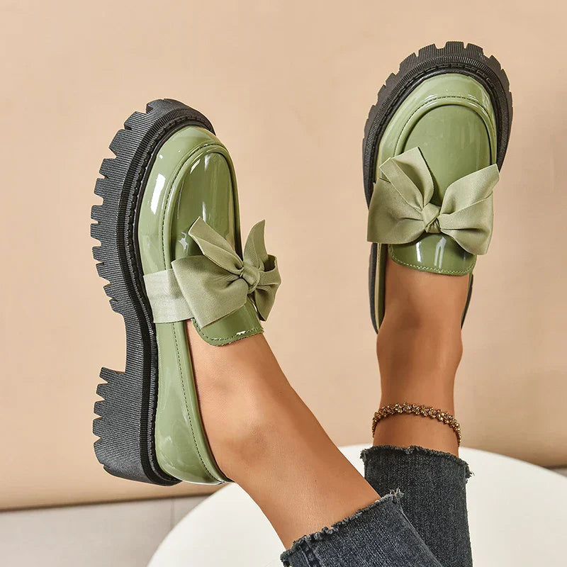 Serafina | Women’s Bow Platform Orthopedic Loafers