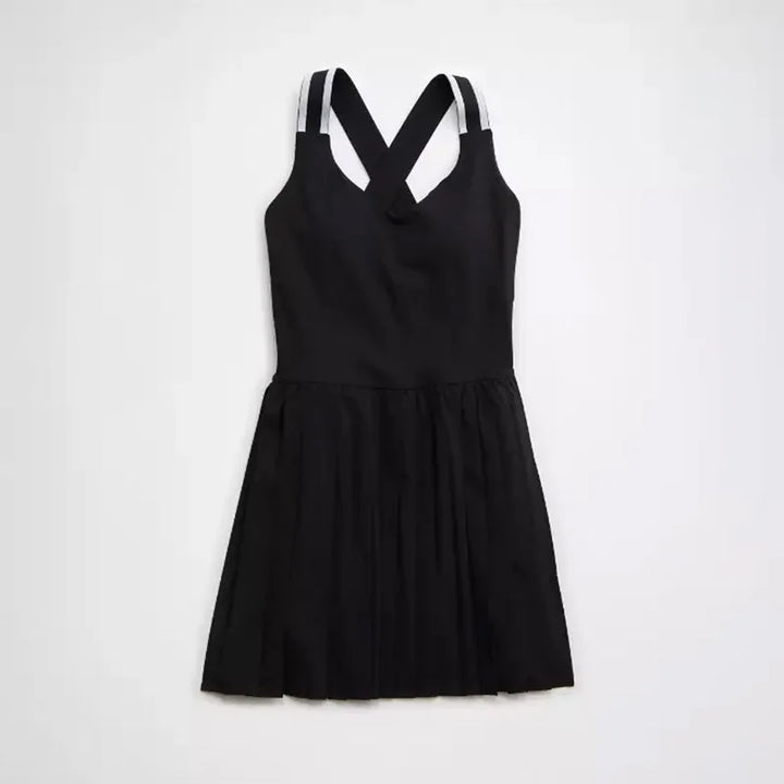Maya | Women’s Racerback Pleated Pickleball Dress with Perforated Hem