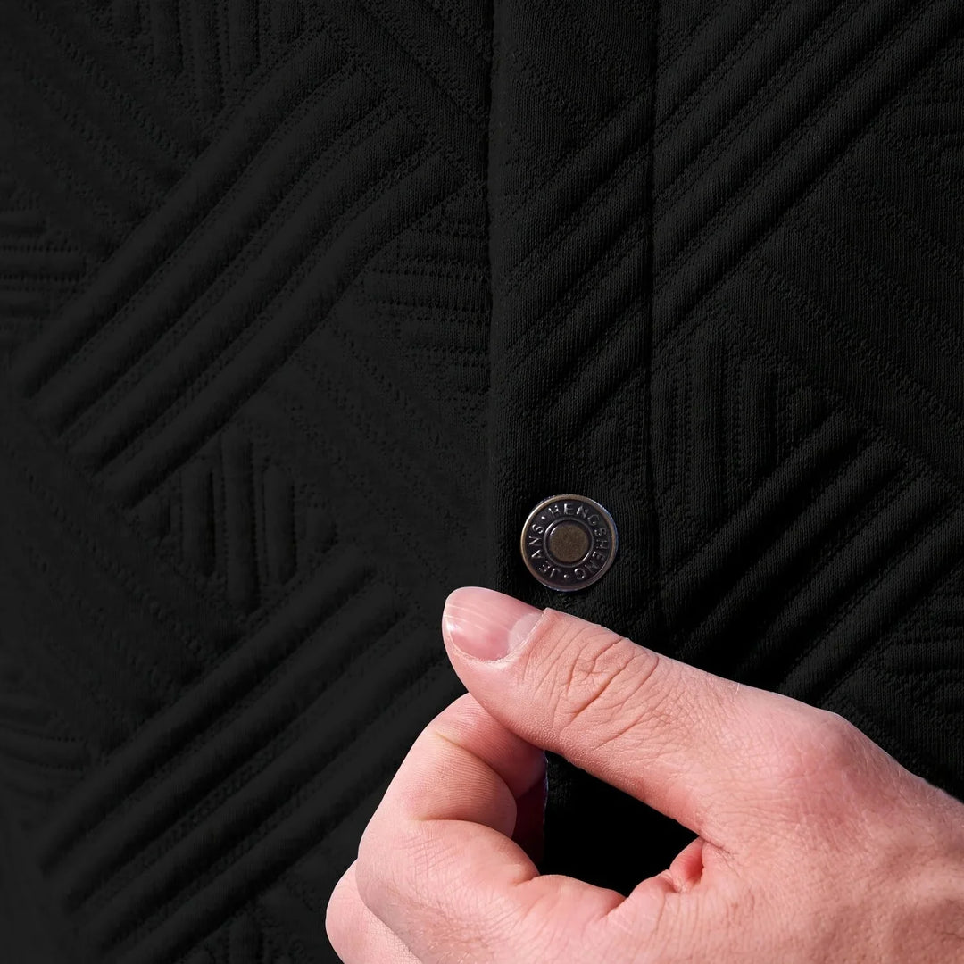 Saint-Tropez | Men’s Embossed Performance-Stretch Two-Piece Set