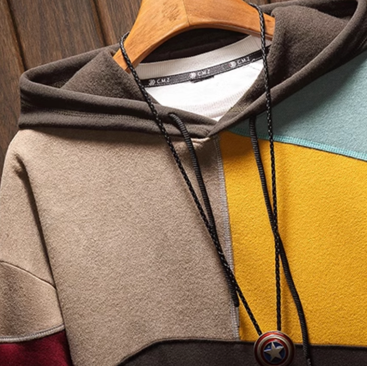 Colorblock Pullover Hoodie