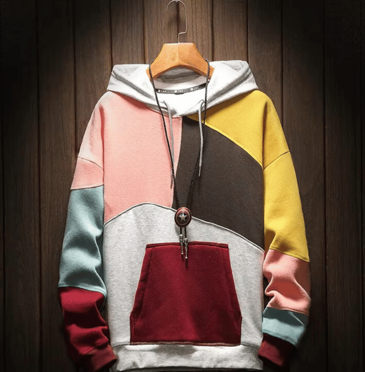 Colorblock Pullover Hoodie
