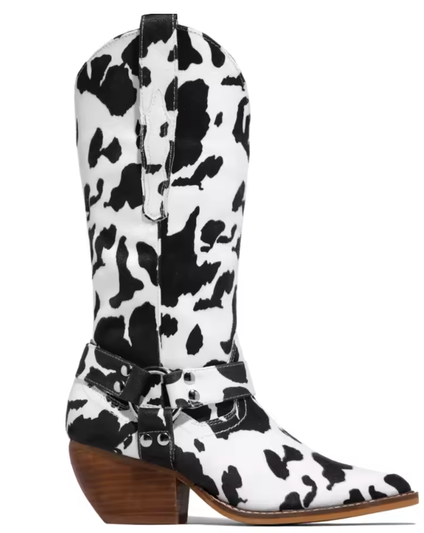 Women’s Cow Print Western Boots