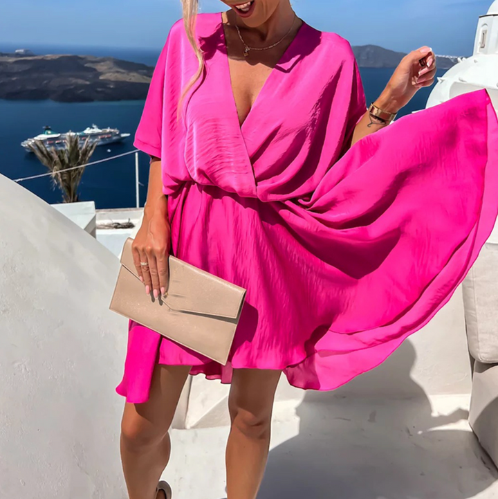 Vayla | Flowing Draped Summer Dress