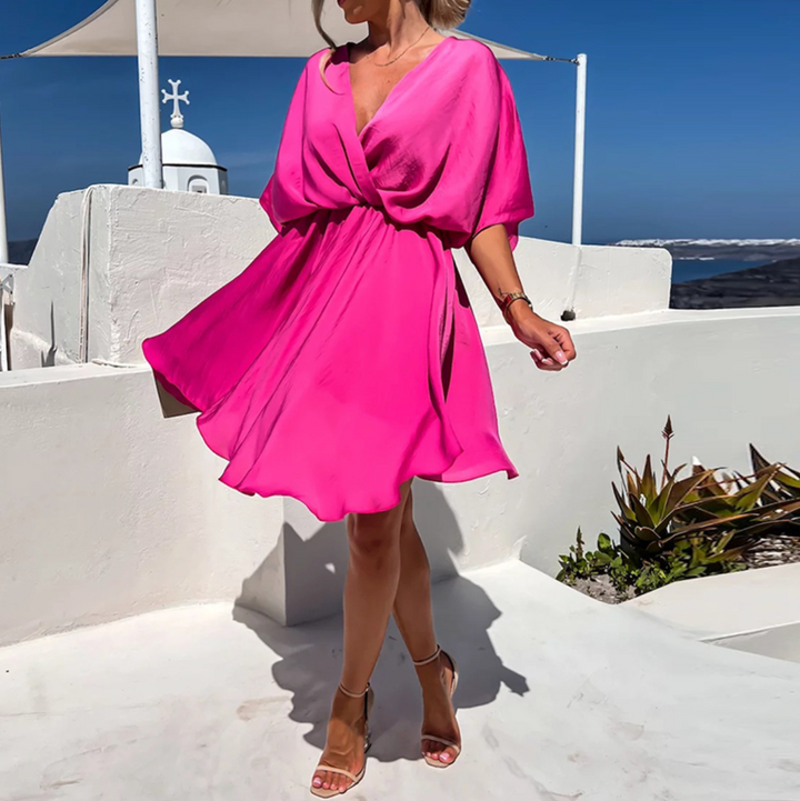 Vayla | Flowing Draped Summer Dress