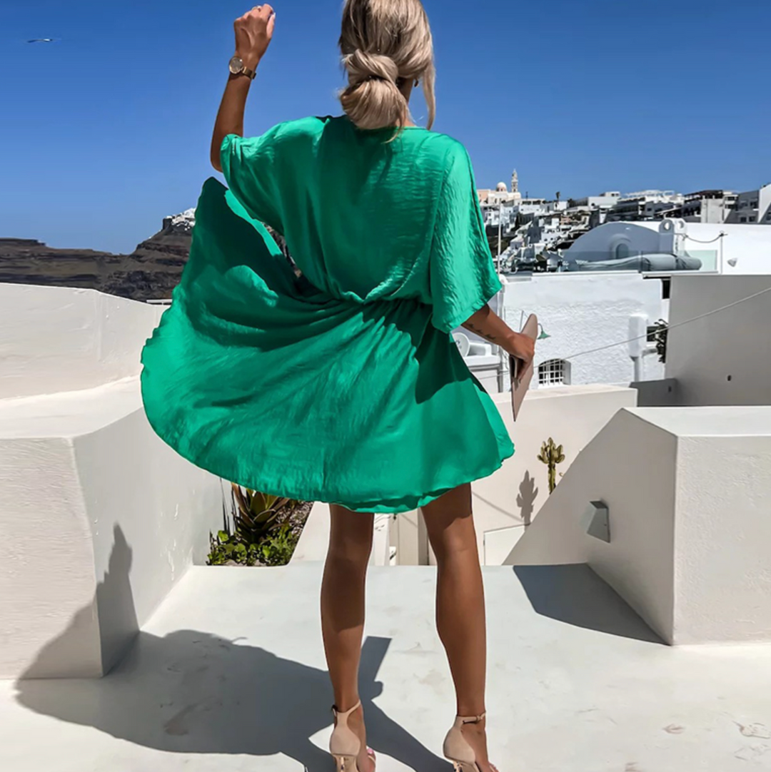 Vayla | Flowing Draped Summer Dress
