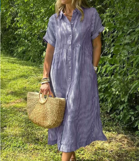Sienna | Relaxed Fit Button-Down Dress