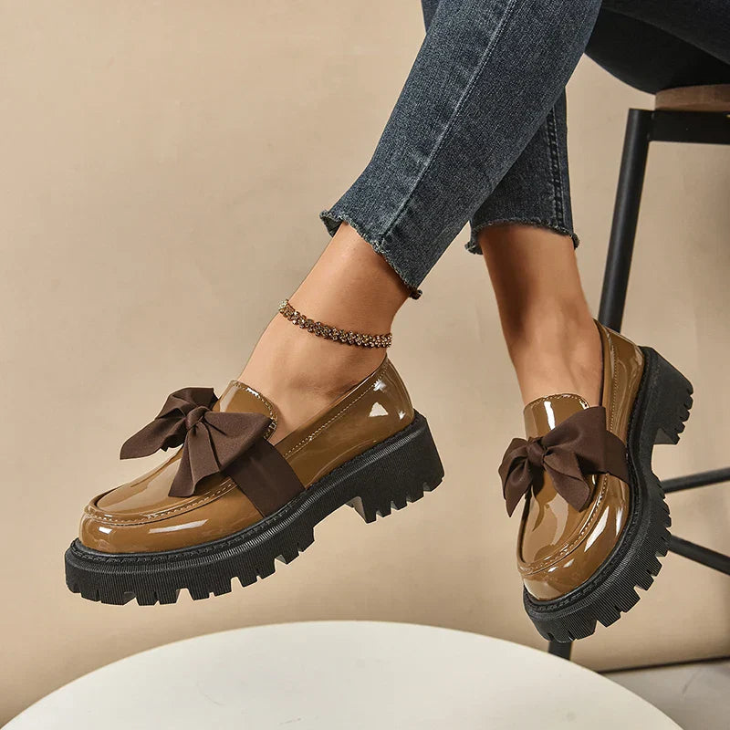 Serafina | Women’s Bow Platform Orthopedic Loafers