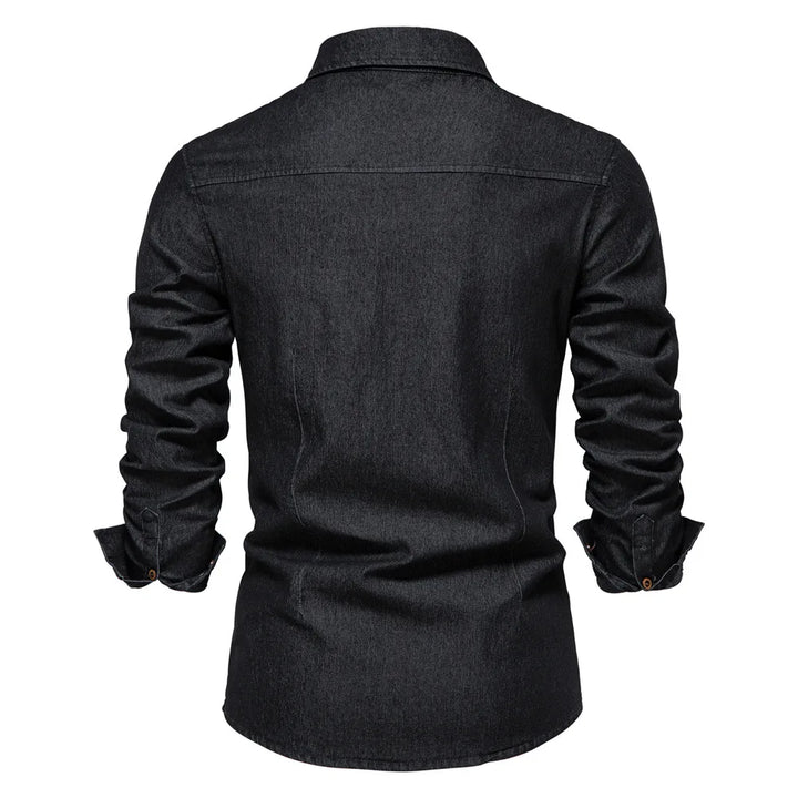 Weston | Men’s Soft-Washed Denim Button-Down Shirt