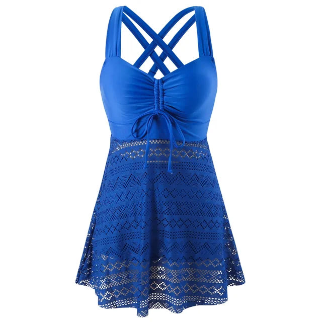 Marcelle | Elegant Ruched Swimdress