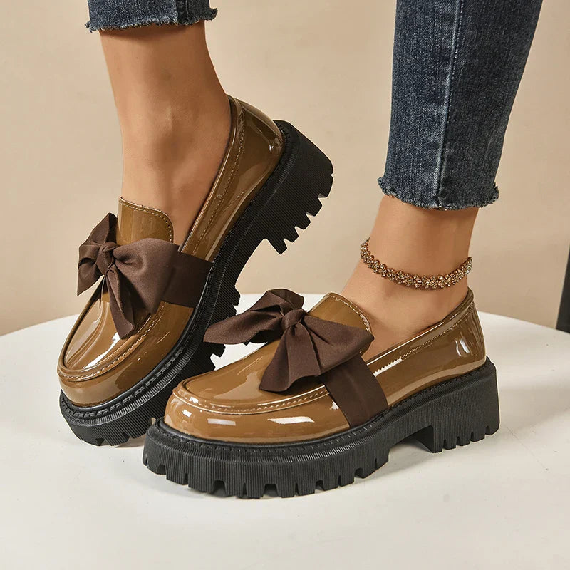 Serafina | Women’s Bow Platform Orthopedic Loafers