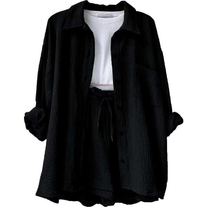 Lyra | Relaxed Overshirt & Shorts Set